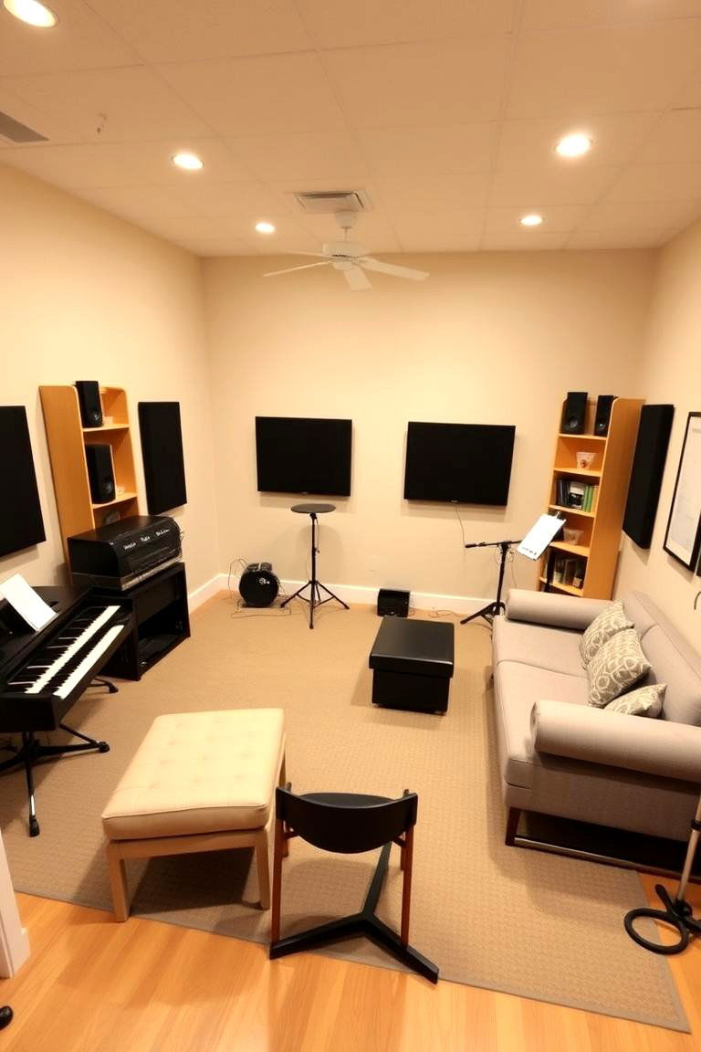 Flexible Multi Purpose Space - 24 Music Room Ideas