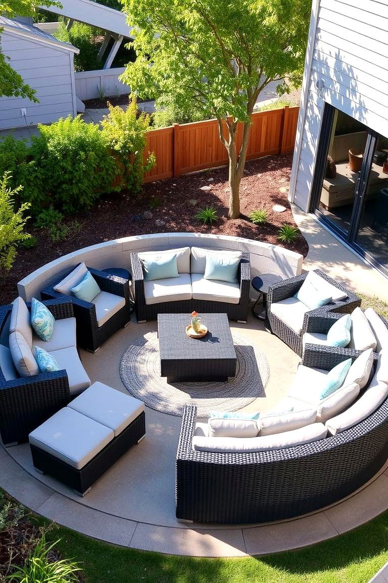 Flexible Multi Use Space - 24 Semi Circle Patio Ideas and Inspiration