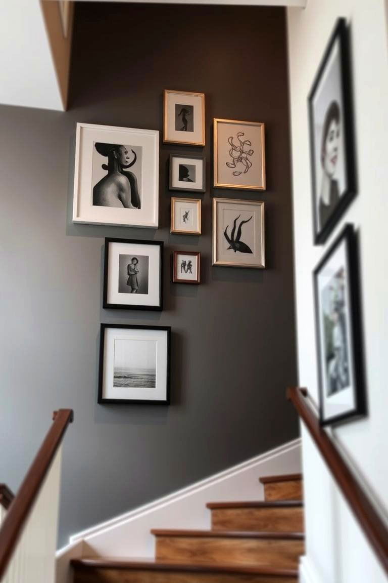Floating Art Display - 24 Staircase Wall Ideas