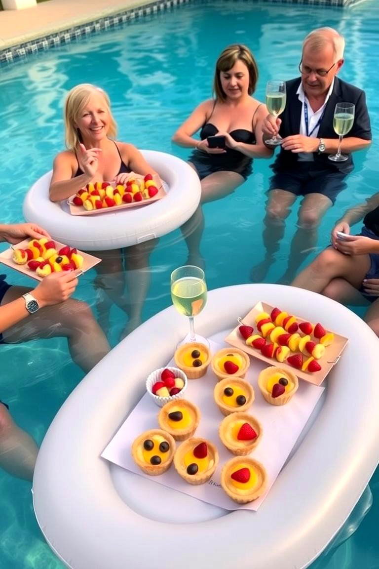 Floating Brunch Pool Party - 24 Pool Party Ideas
