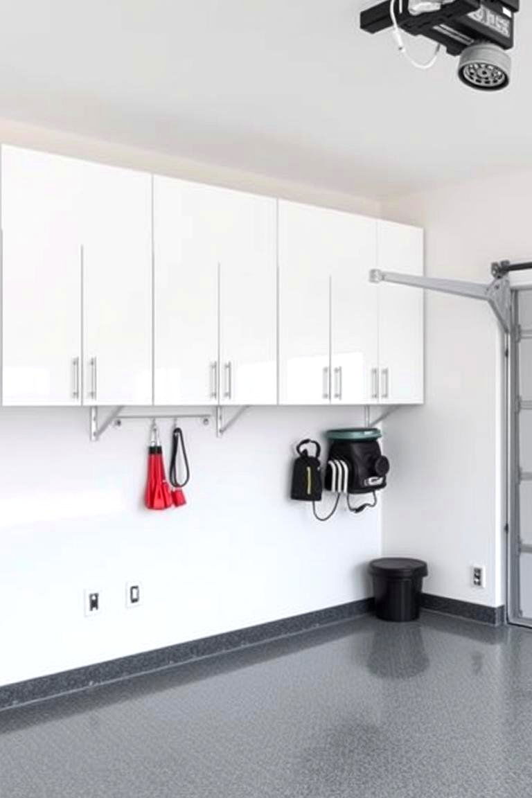 Floating Cabinet Innovation - 24 Garage Wall Ideas