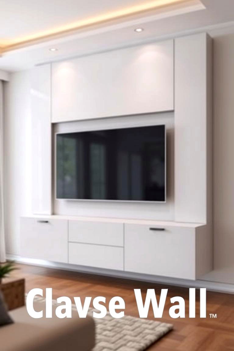 Floating Cabinet TV Wall - 24 Tv Wall Ideas