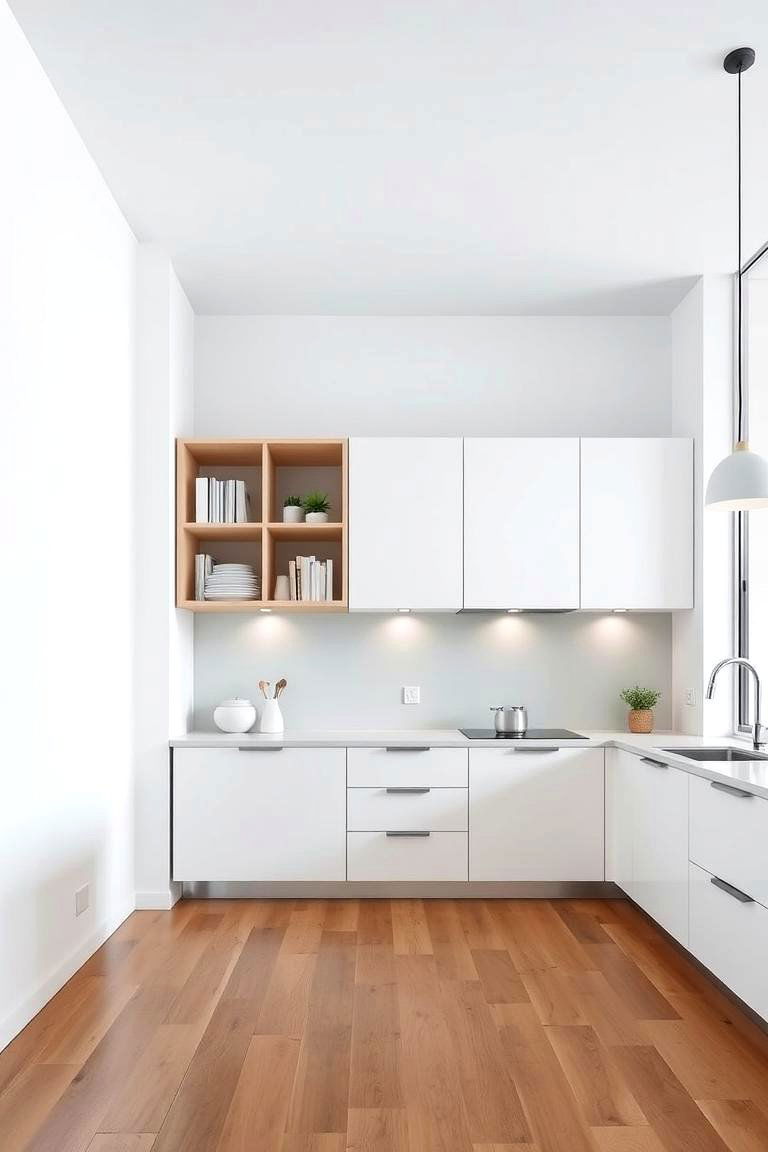 Floating Cabinets - 24 Kitchen Cabinet Ideas