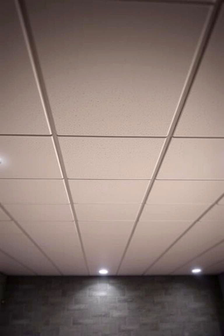 Floating Ceiling Design - 24 Basement Drop Ceiling Ideas