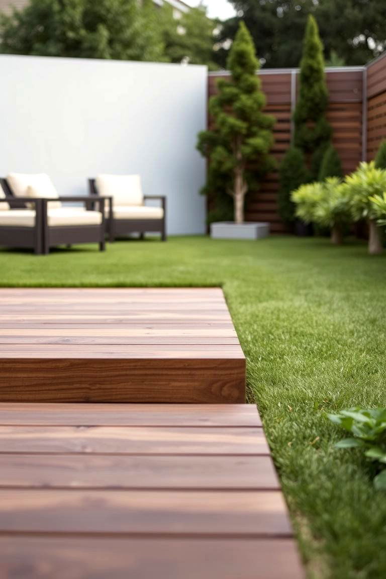 Floating Deck - 24 Wood Deck Ideas