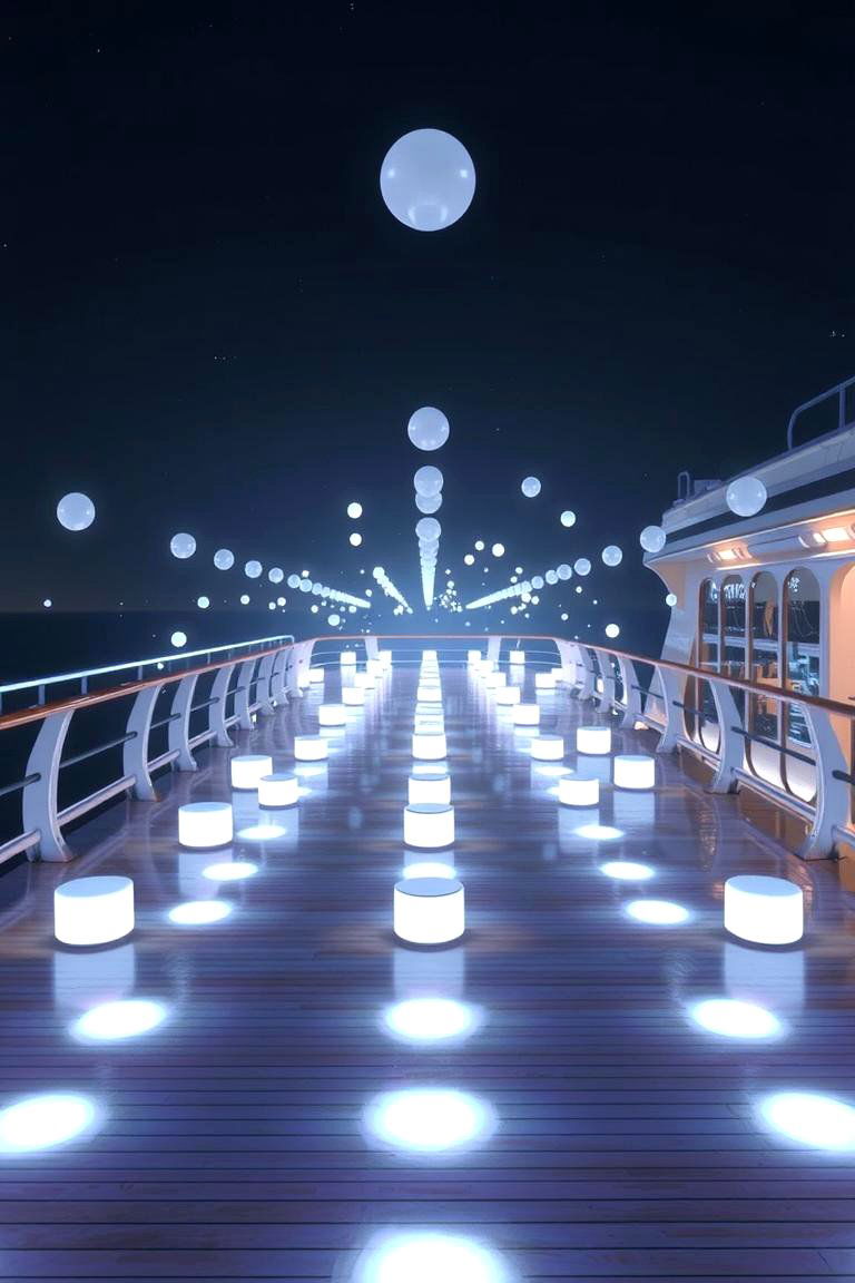 Floating Deck Lights - 24 Deck Lighting Ideas