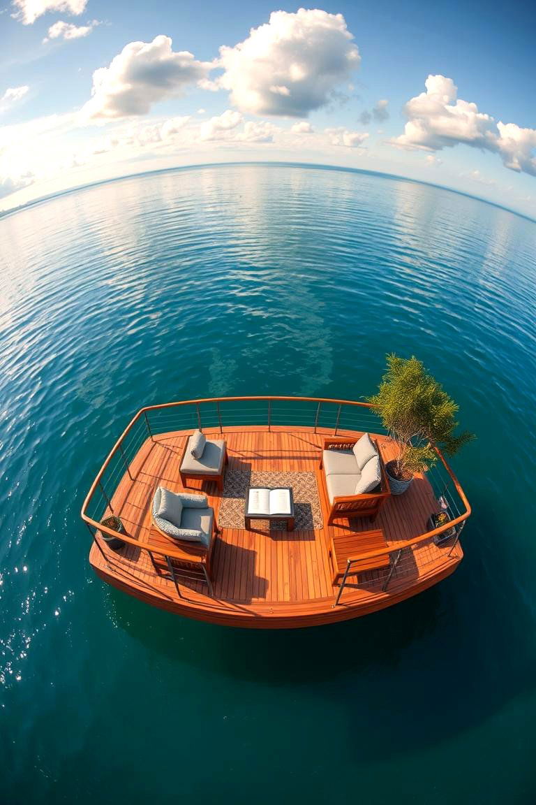 Floating Deck Reading Retreat - 24 Outdoor Reading Nook Ideas