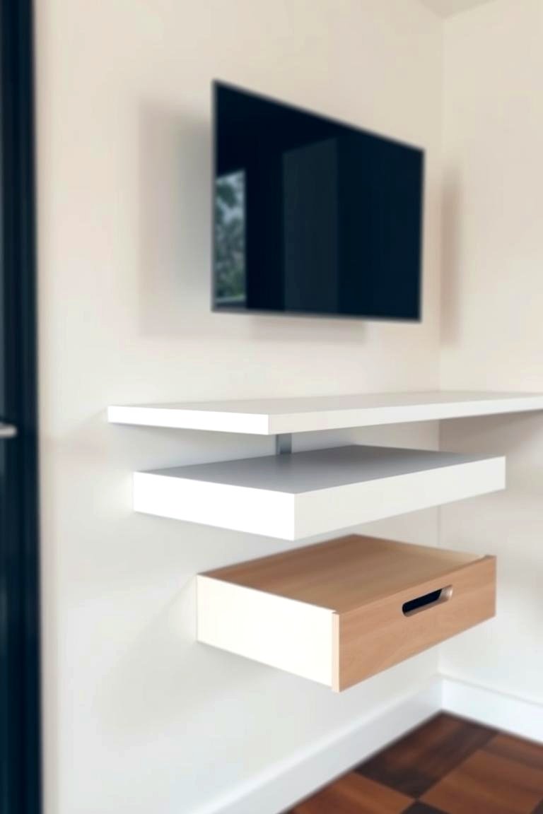 Floating Desk Design - 24 Desk Ideas