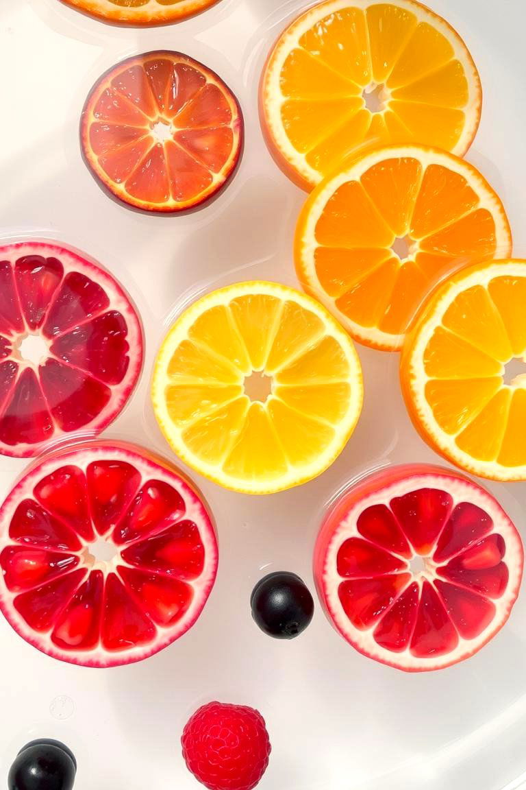 Floating Fruit in Clear Bowls - 24 Floating Wedding Centerpiece Ideas
