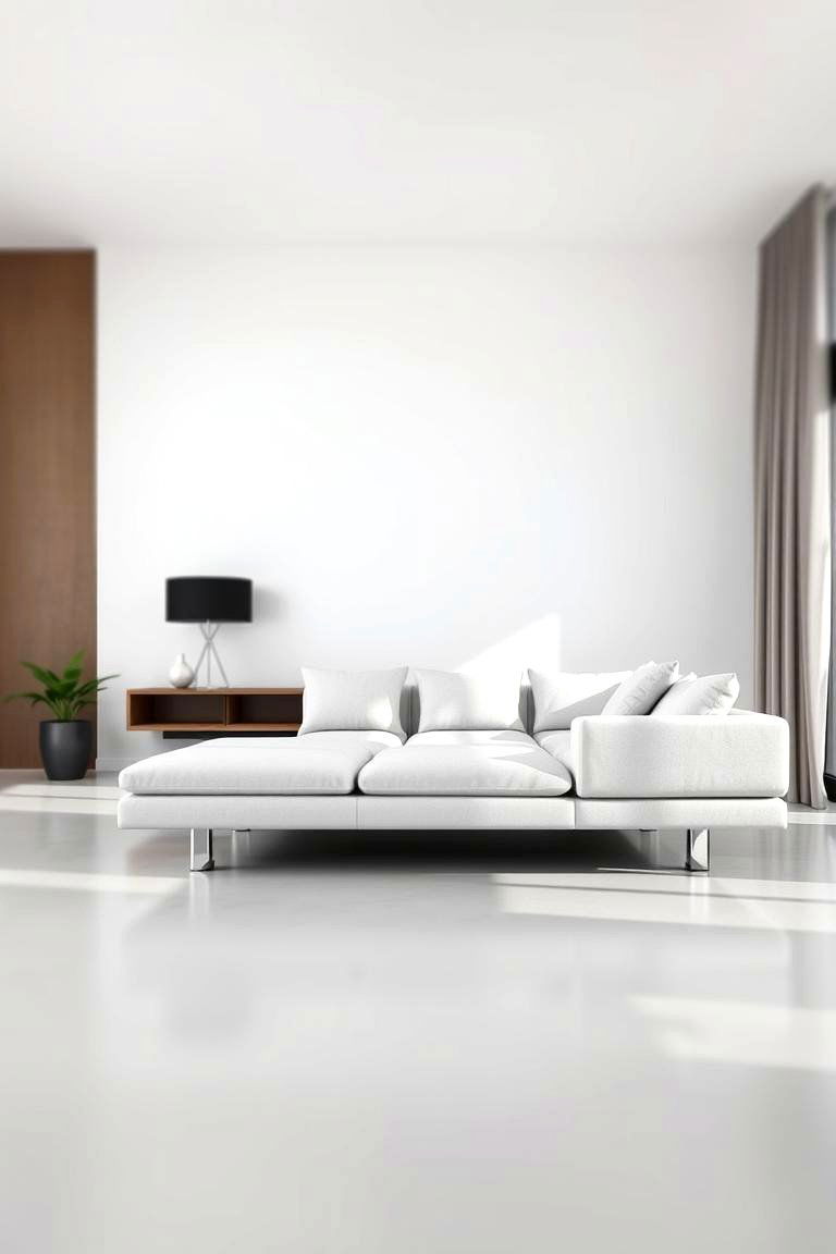 Floating Furniture - 24 Apartment Small Living Room Ideas