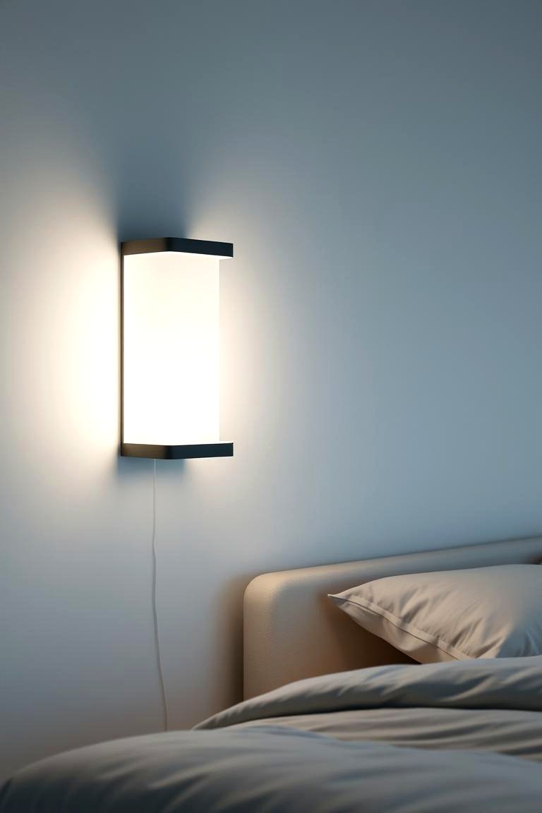 Floating Illumination Sconce - 24 Bedroom Wall Sconce Ideas