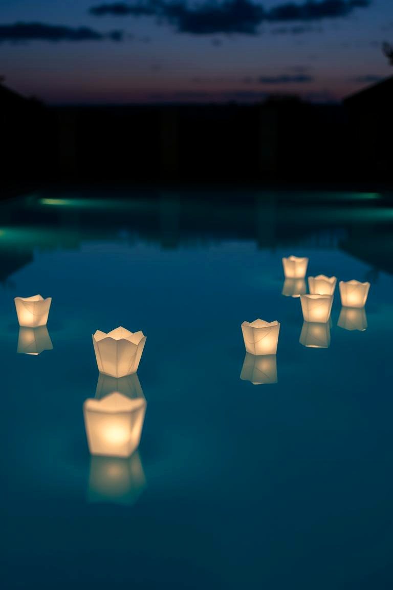 Floating Lantern Display - 24 Lantern Decor Ideas