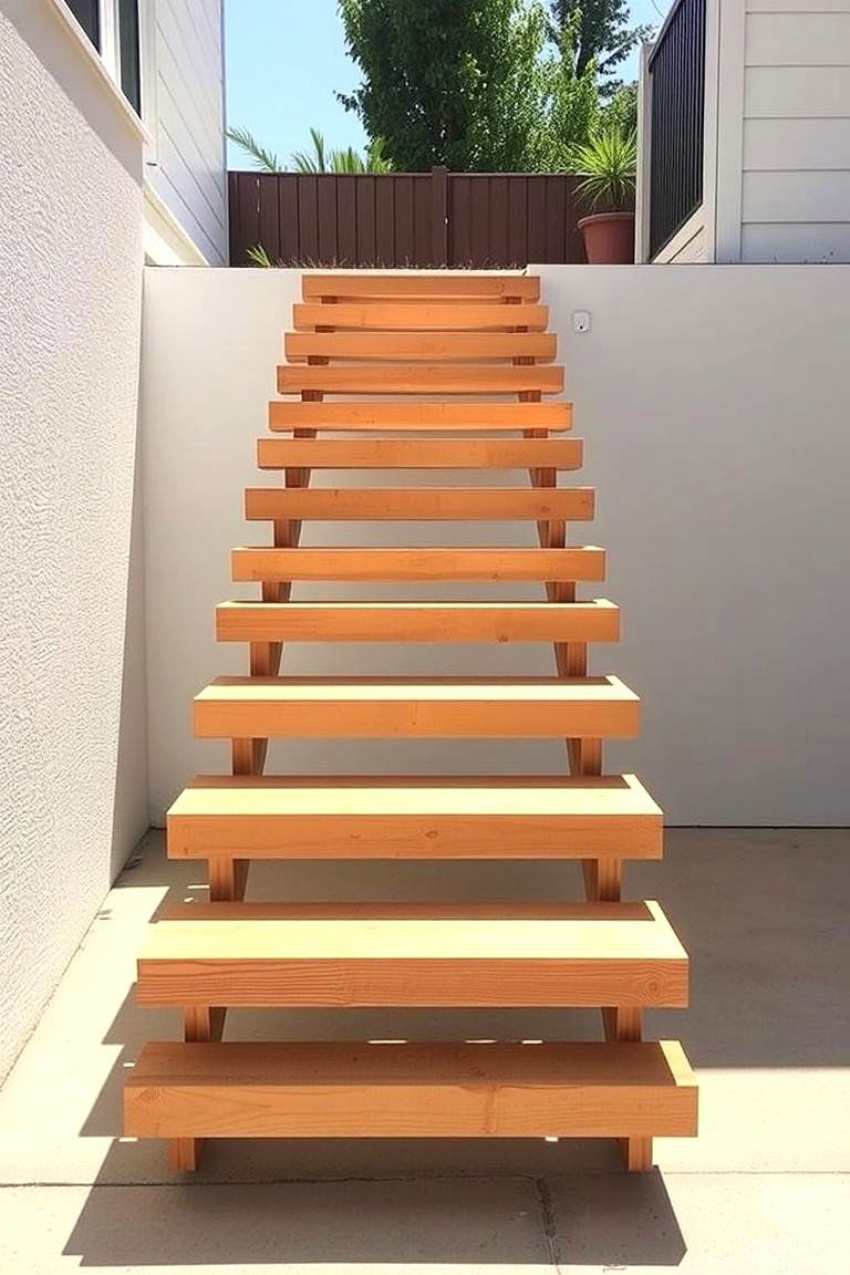 Floating Patio Steps - 24 Patio Steps Ideas