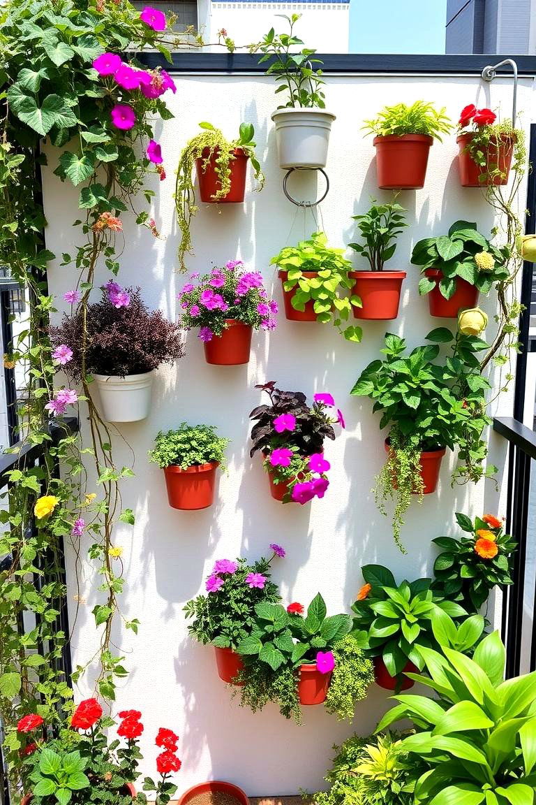 Floating Planter Paradise - 24 Loft Balcony Ideas