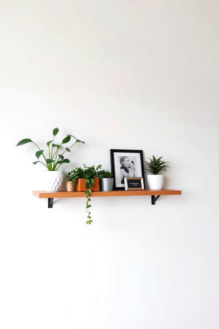 Floating Shelf - 24 Exterior Color Palettes for Small Homes