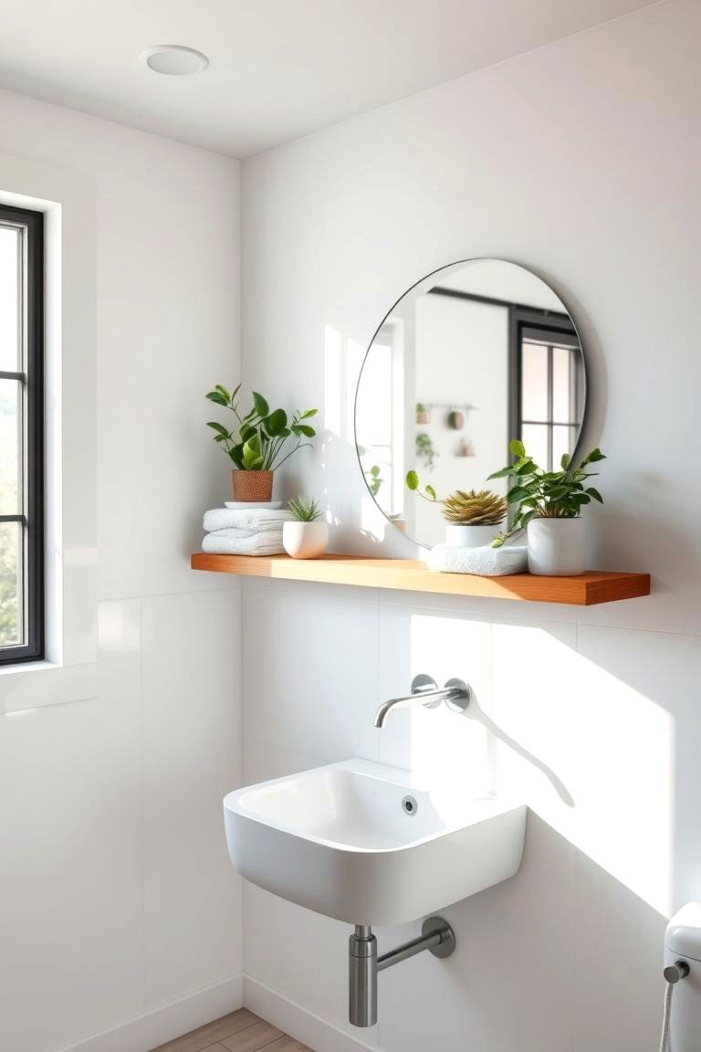 Floating Shelves - 24 Bathroom Storage Ideas