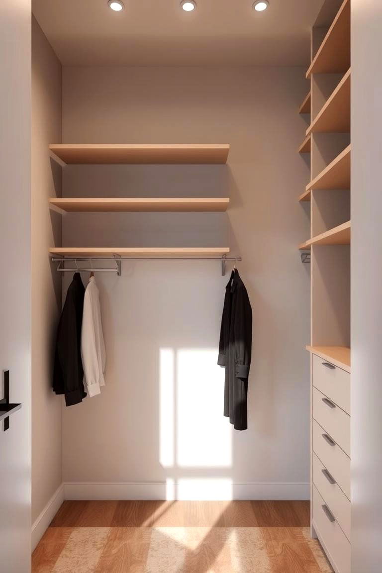 Floating Shelves - 24 Closet Shelving Ideas