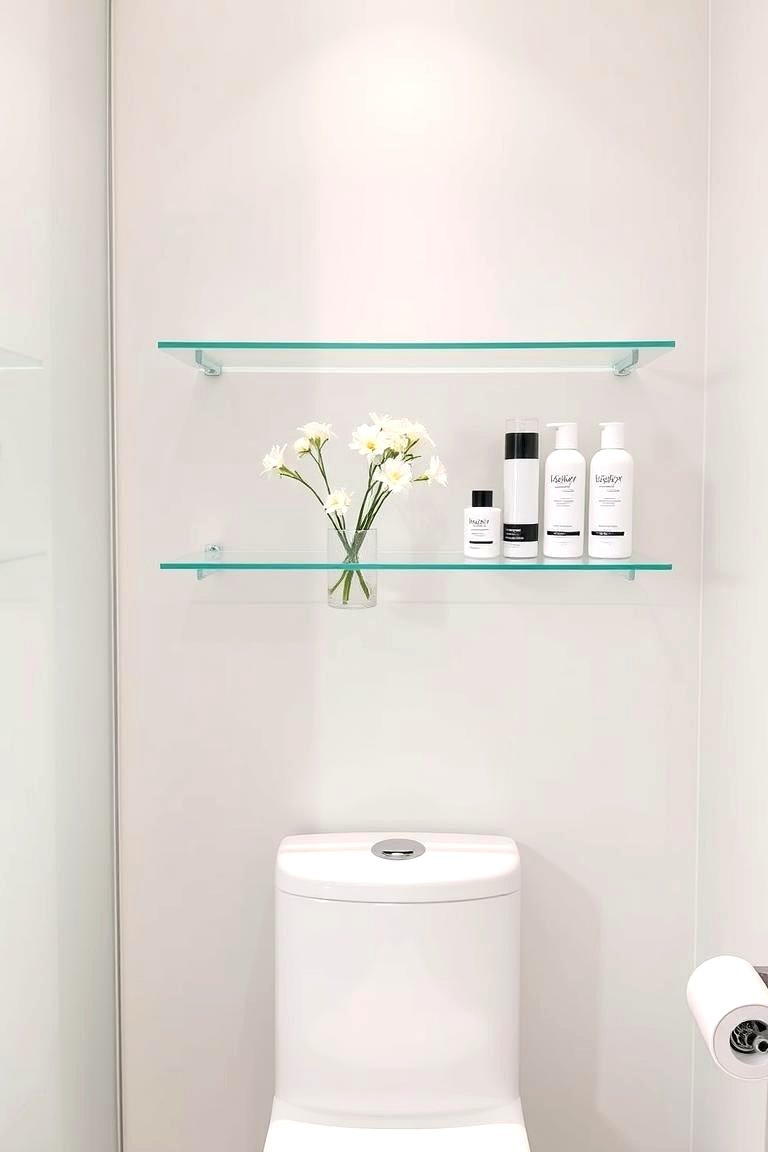Floating Shelves - 24 Over Toilet Storage Ideas