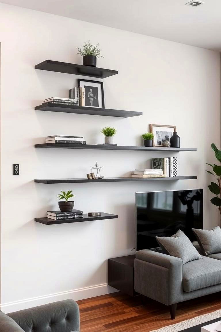 Floating Shelves for Display and Function - 24 Feature Wall Ideas