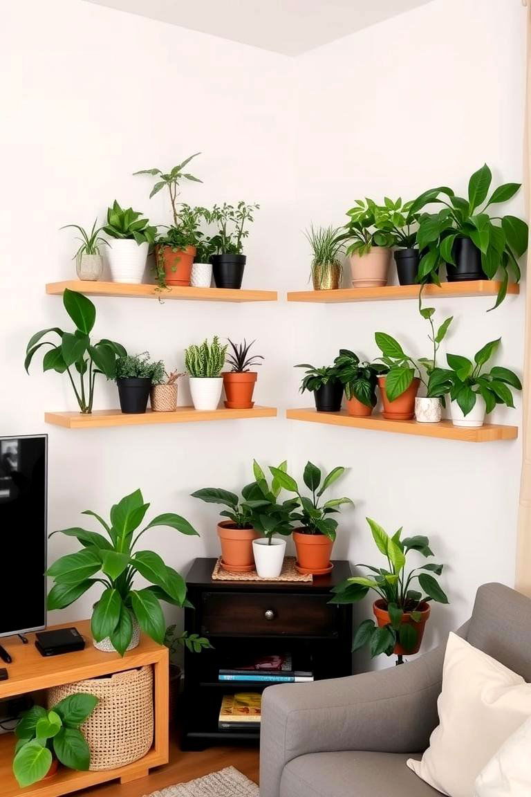 Floating Shelves for Plants - 24 Floating Shelves Ideas