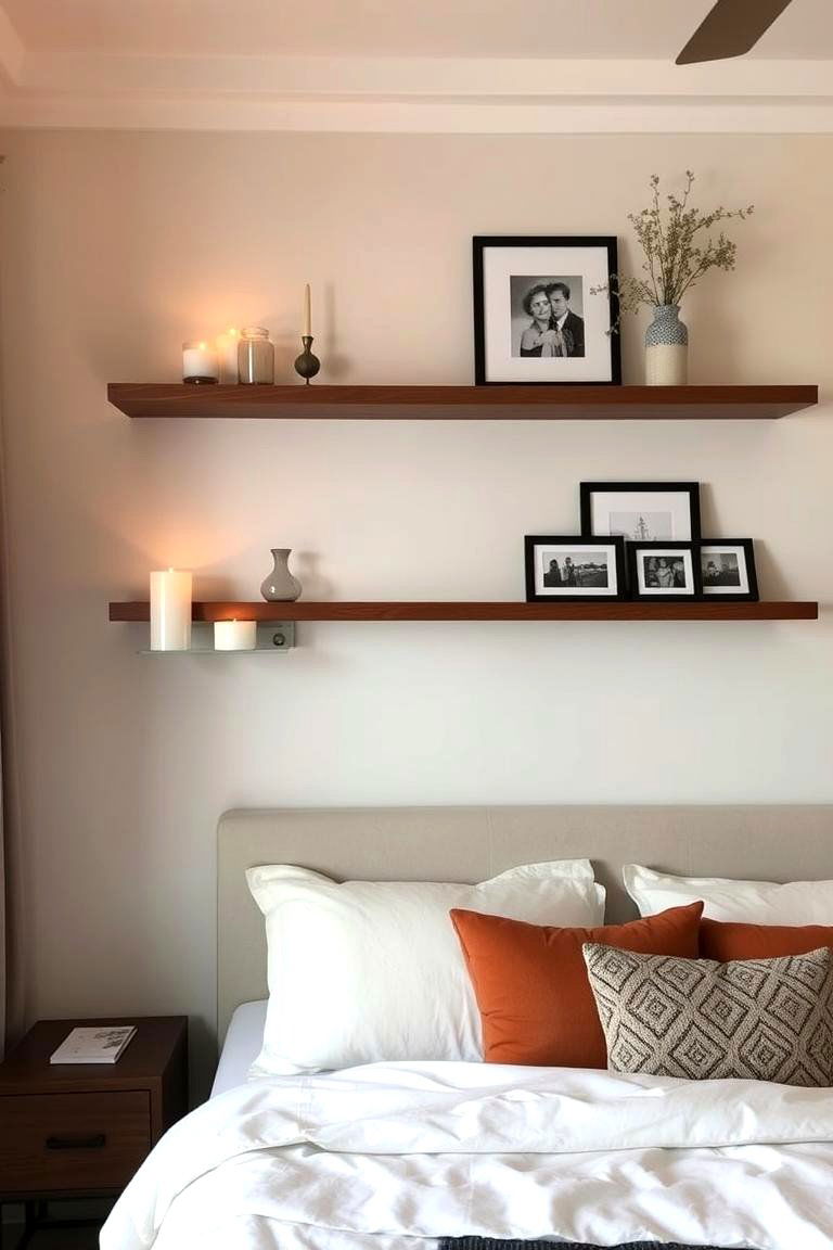 Floating Shelves in the Bedroom for Decorative Touches - 24 Floating Shelves Ideas