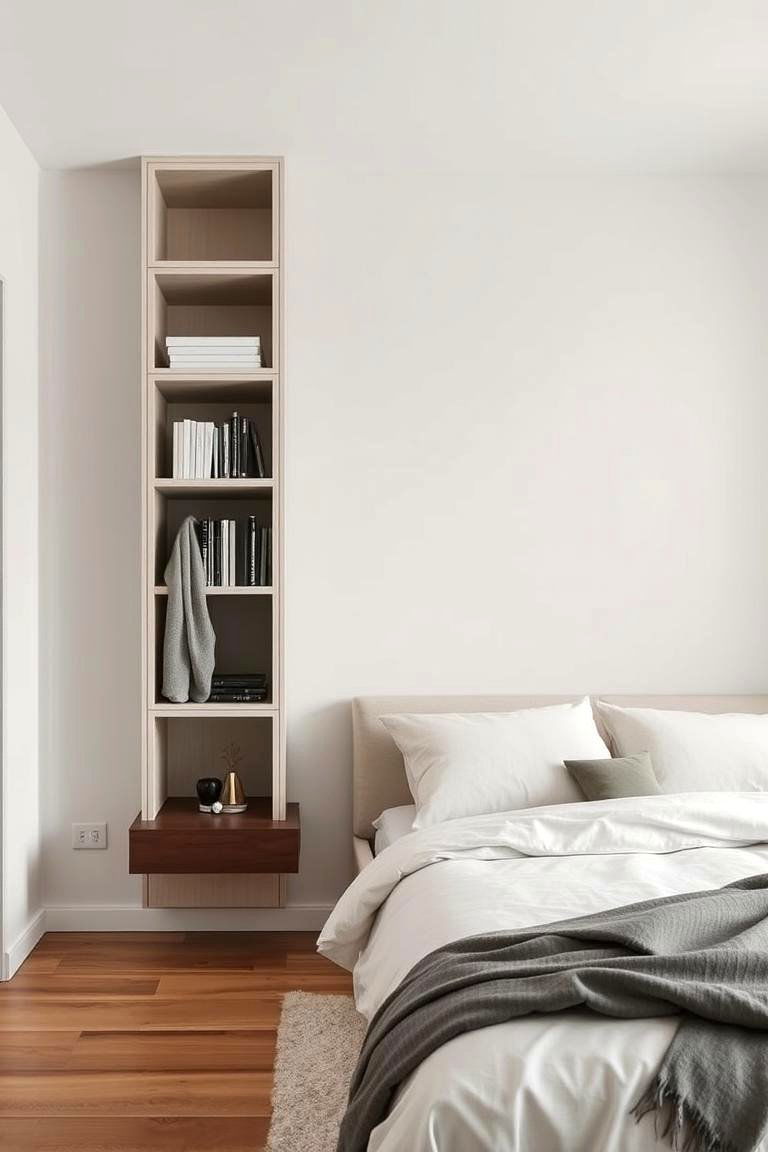 Floating Shelves with Hidden Storage - 24 Floating Shelves Ideas
