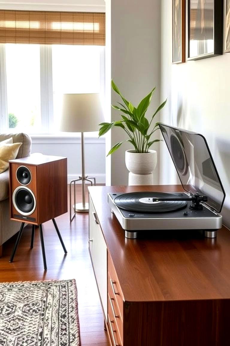 Floating Shelves - 24 1950s Living Room Ideas