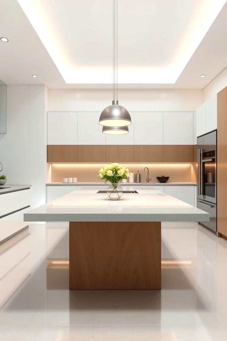 Floating Table Design Modernity - 24 Small Kitchen Table Ideas