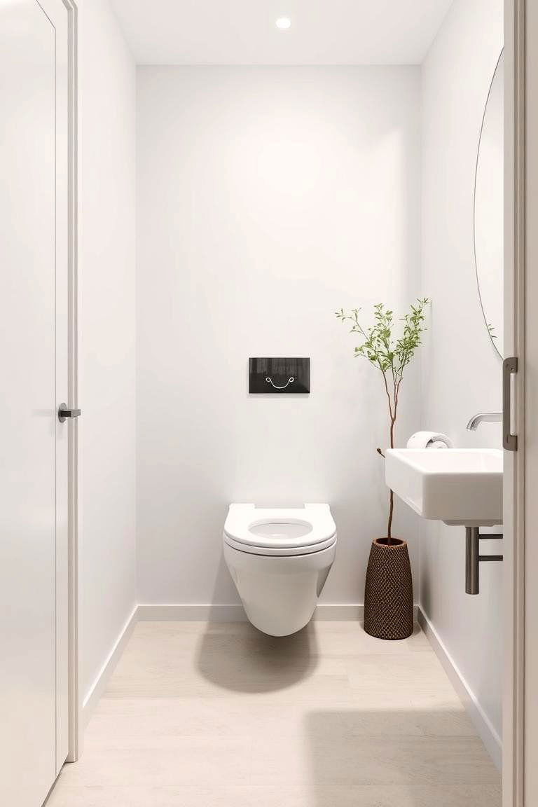 Floating Toilets - 24 Mid-century Modern Bathroom Ideas