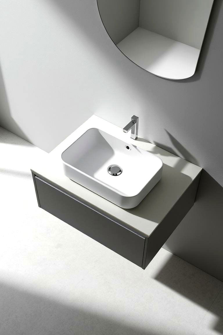 Floating Vanity Sink - 24 Bathroom Sink Ideas