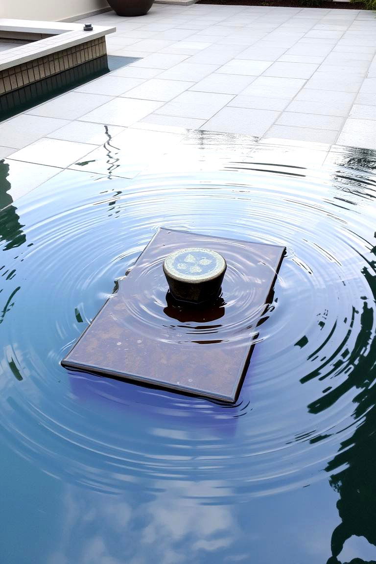 Floating Water Features - 24 Patio Decor Ideas