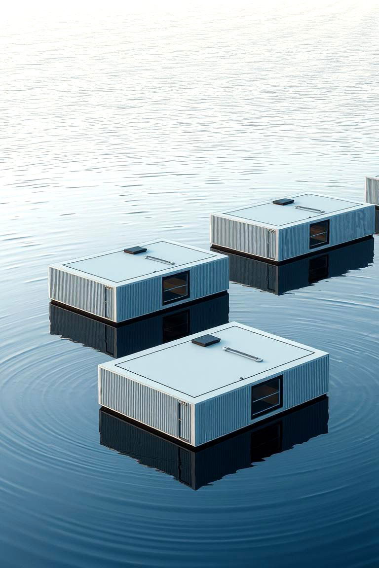 Floating Waterproof Storage Pods - 24 Pool Storage Ideas