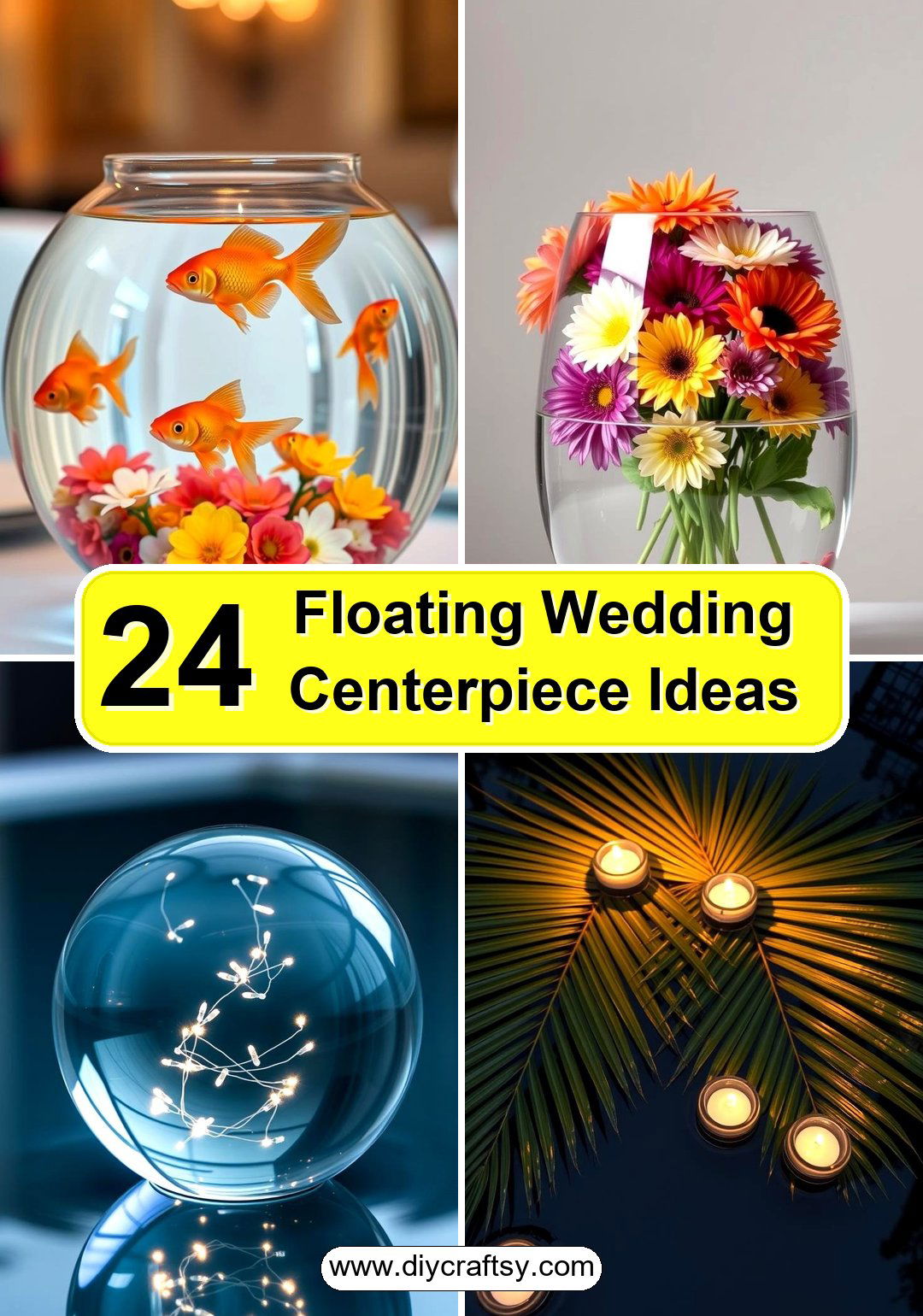 Floating Wedding Centerpiece Ideas