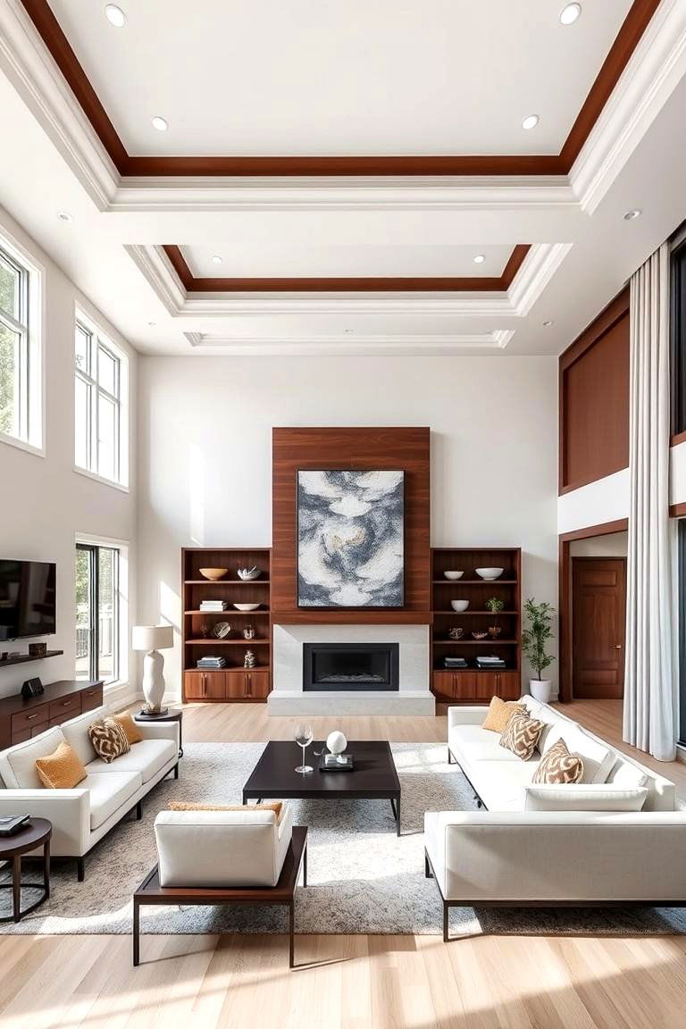 Floating and Layered Molding - 24 Crown Molding Ideas