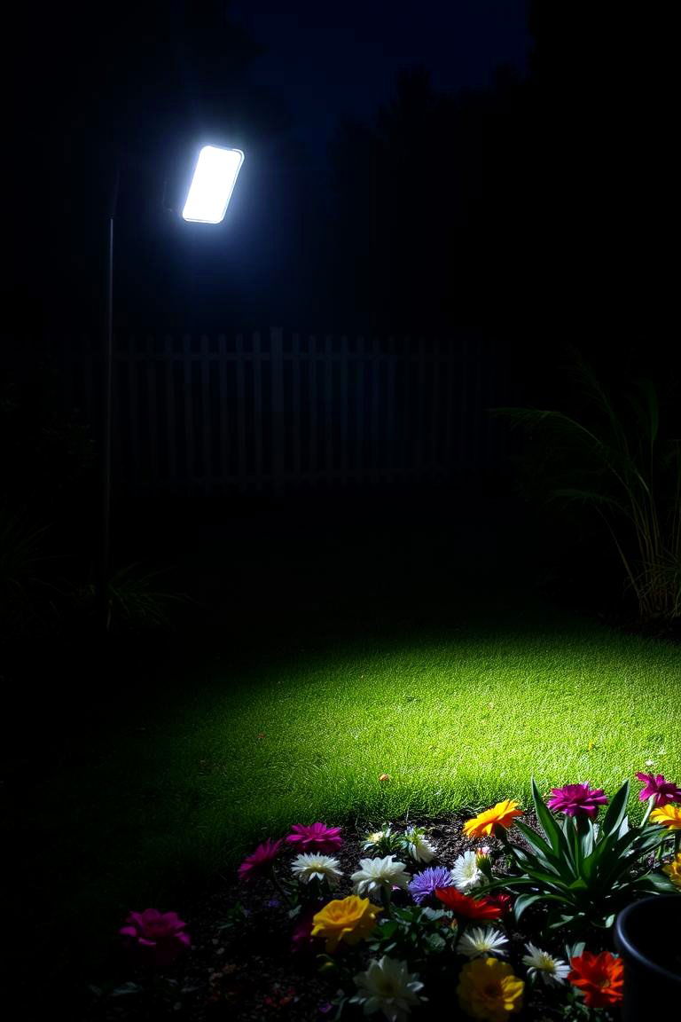 Floodlights for High Impact Lighting - 24 Garden Lighting Ideas
