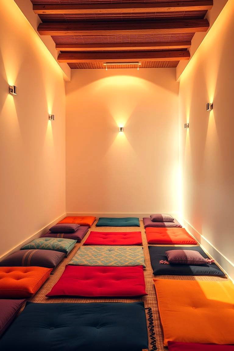 Floor Cushions for Informal Comfort - 24 Morning Room Ideas