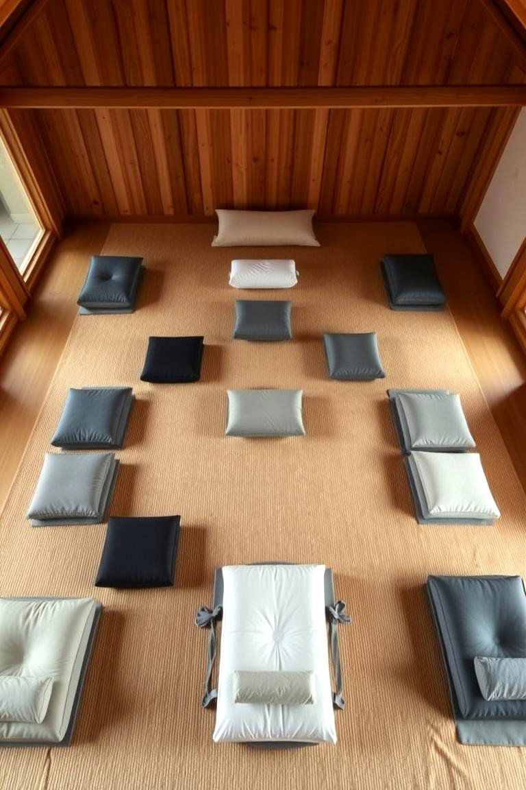 Floor Seating Focus - 24 meditation room ideas