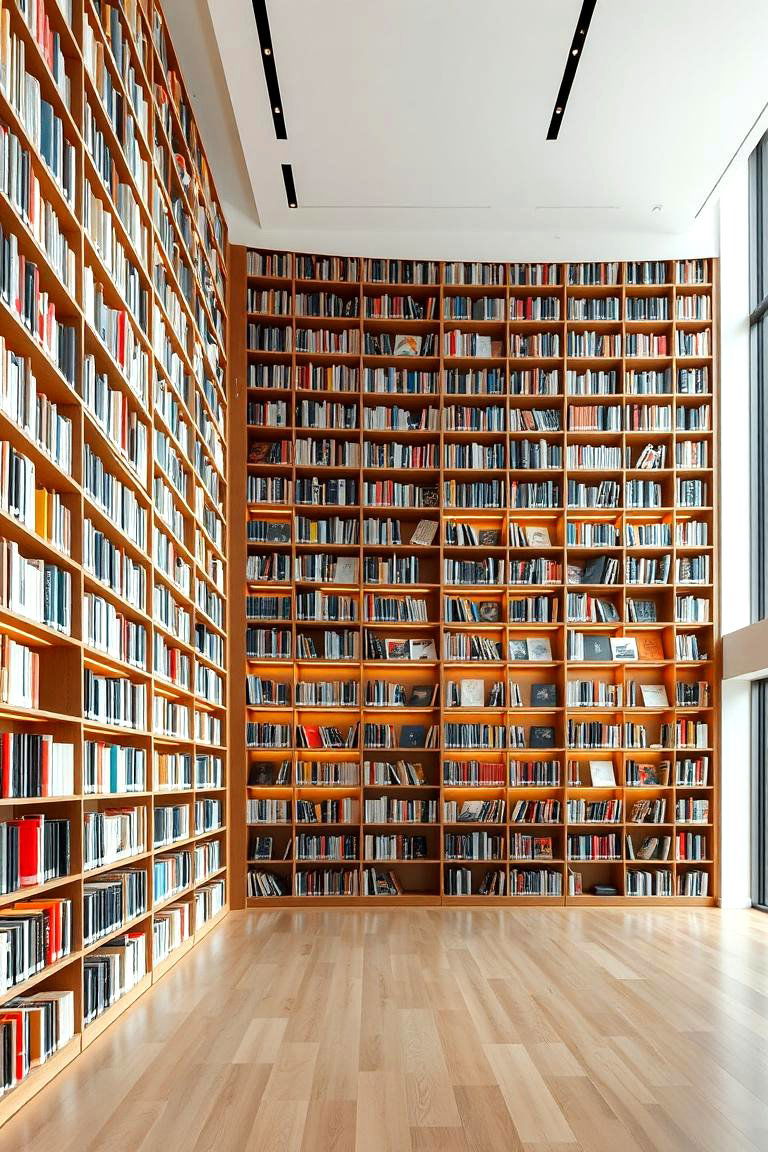 Floor to Ceiling Bookshelf - 24 Built-in Bookshelf Ideas