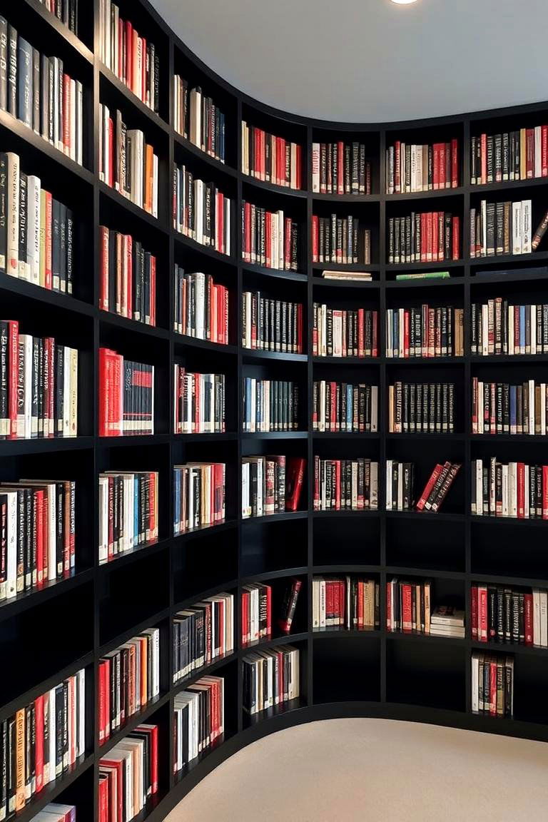 Floor to Ceiling Bookshelves for a Statement Look - 24 Home Library Ideas