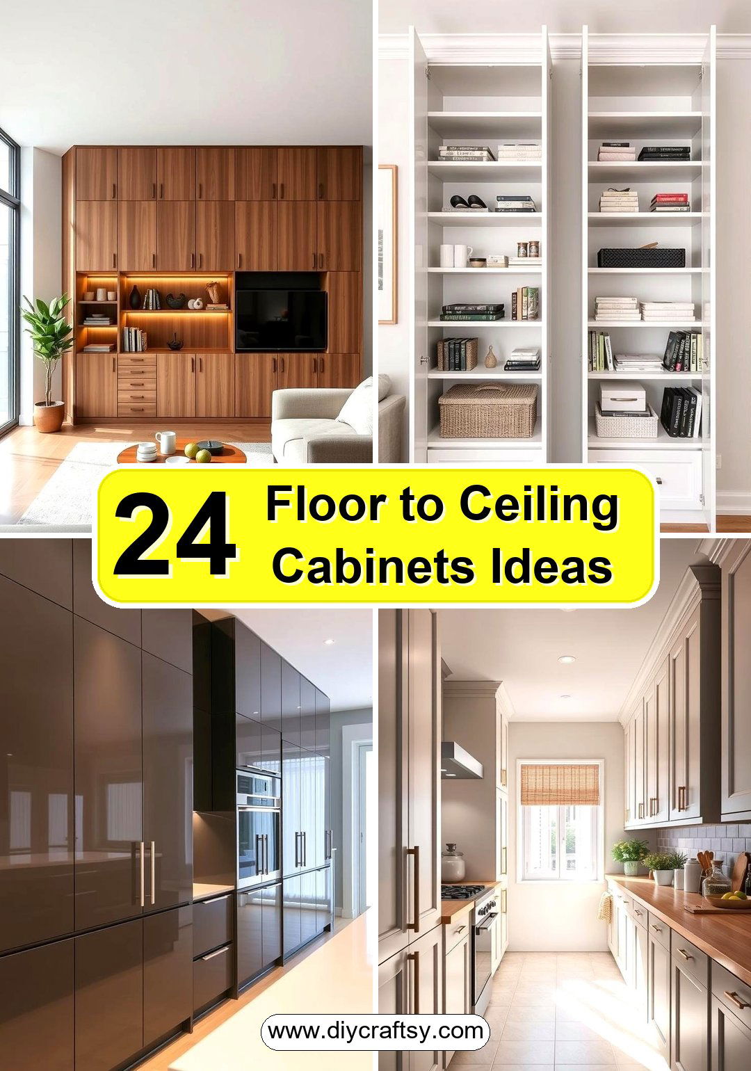 Floor to Ceiling Cabinets Ideas
