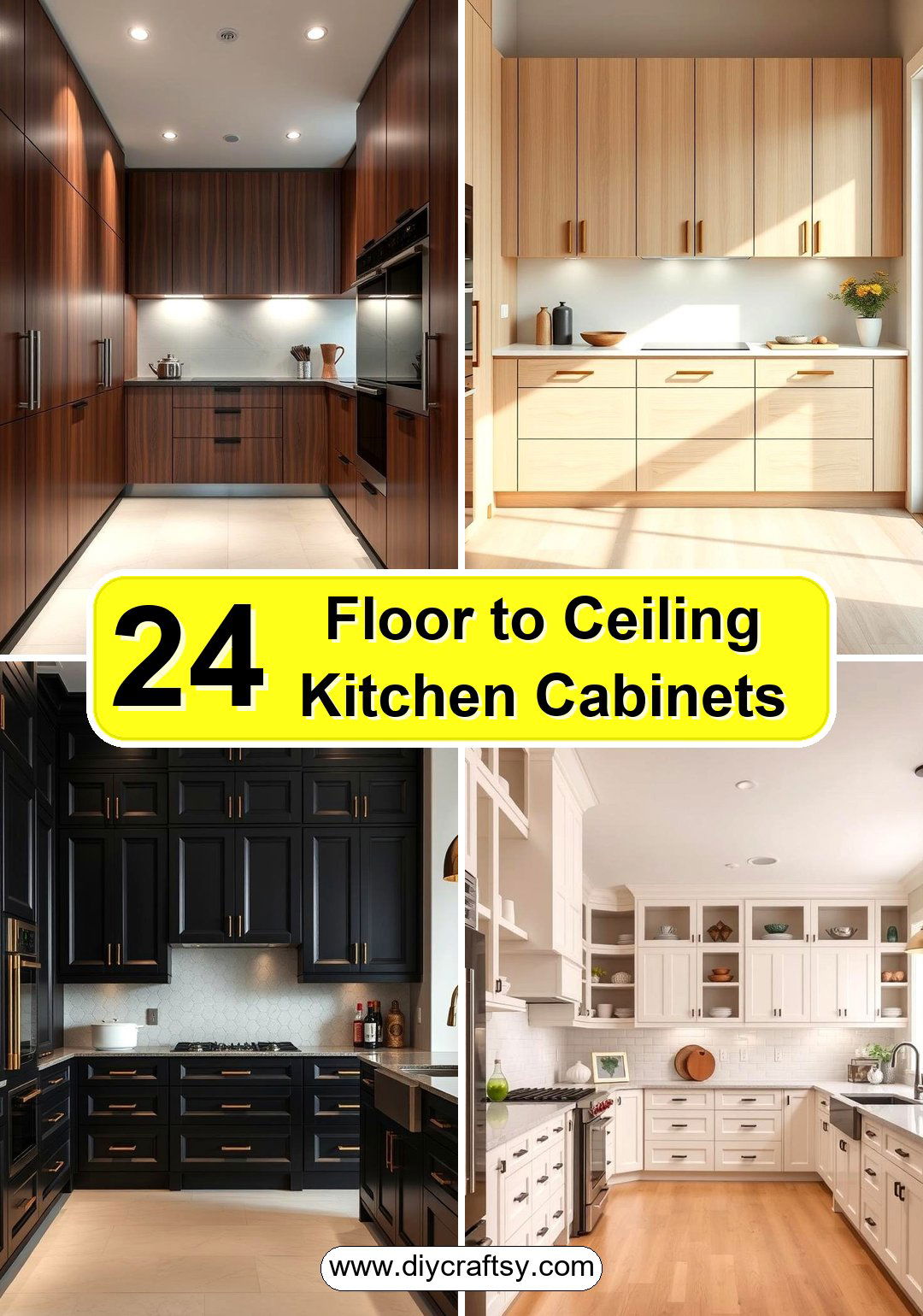 Floor to Ceiling Kitchen Cabinets