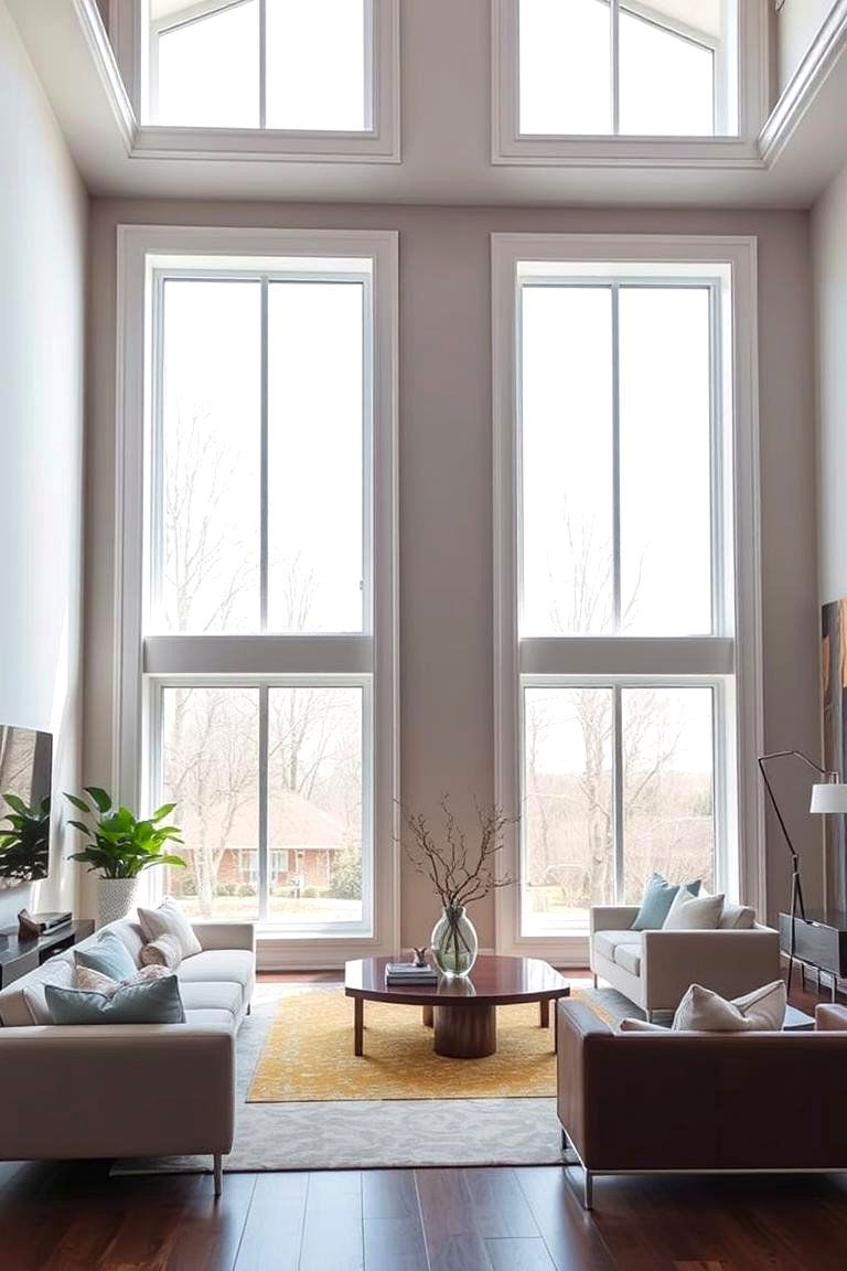 Floor to Ceiling Window Trim for an Expansive Look - 24 Modern Window Trim Ideas