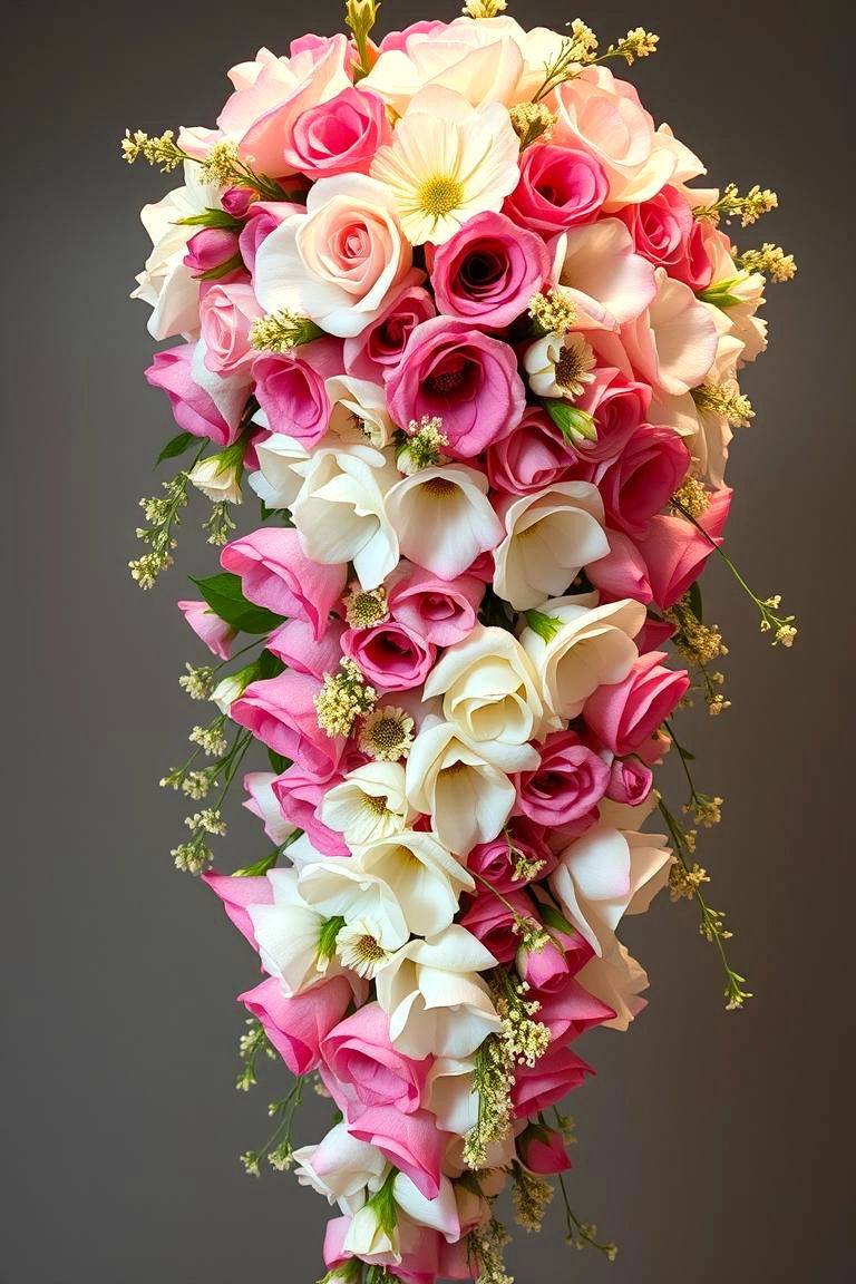 Floral Cascade Bouquet - 24 Wedding Bouquet Ideas