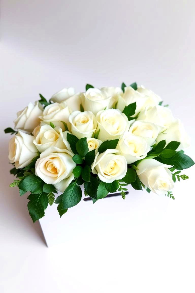 Floral Decorated Box - 24 Wedding Card Box Ideas