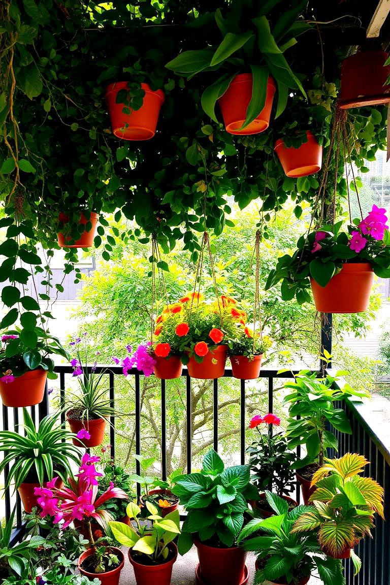 Floral Garden Escape - 24 French Balcony Ideas