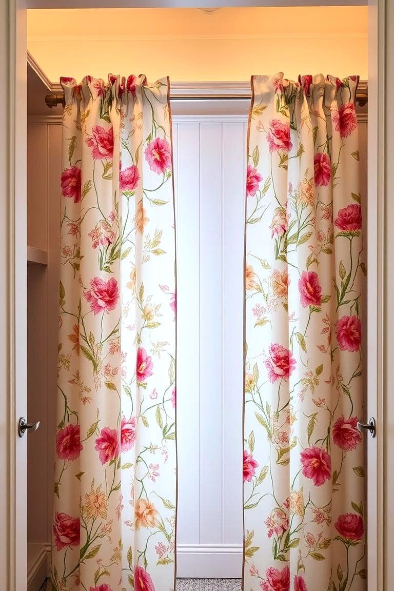 Floral Garden Inspired - 24 closet curtain ideas