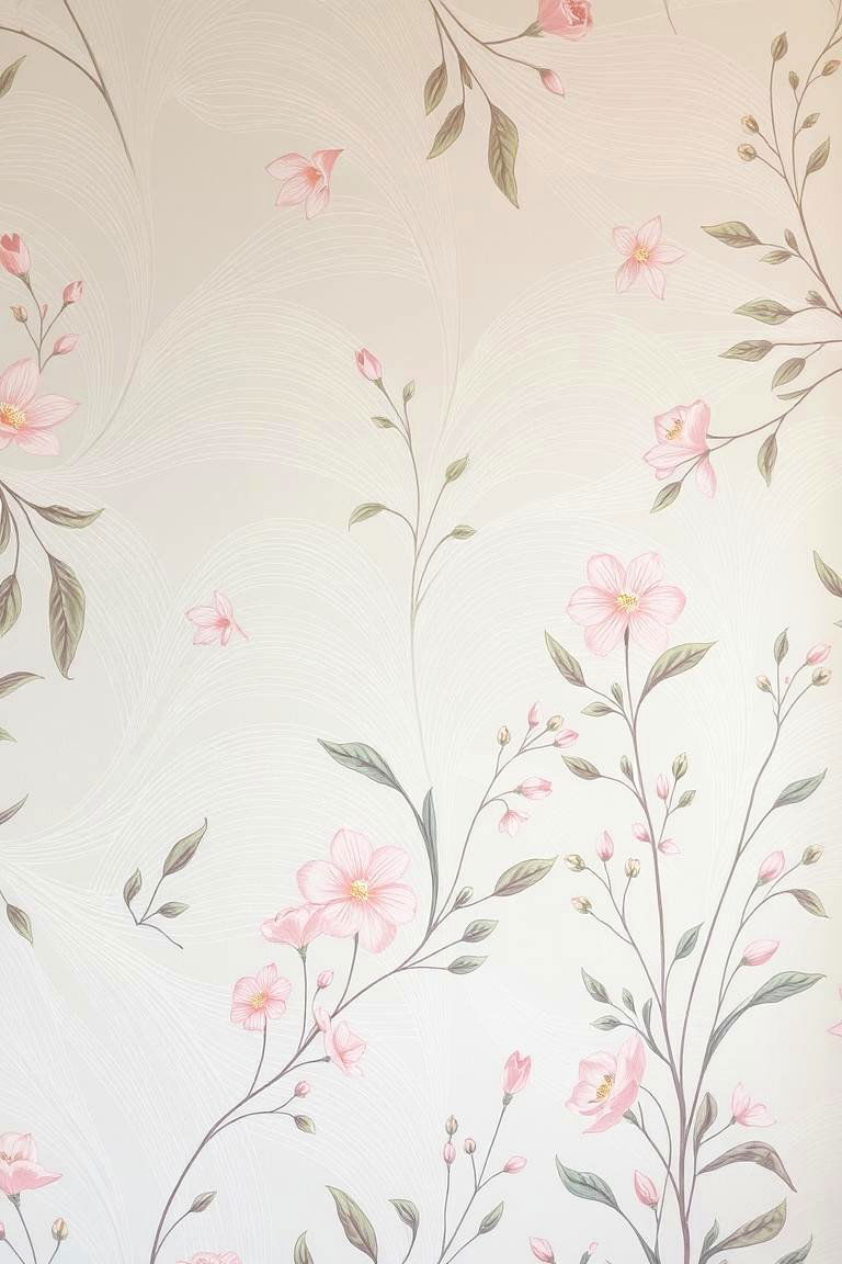 Floral Motifs in Wallpaper - 24 Art Nouveau Interior Design Ideas