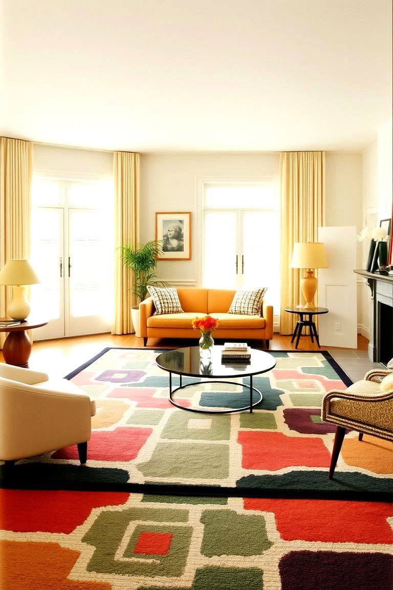 Floral Upholstery - 24 1950s Living Room Ideas