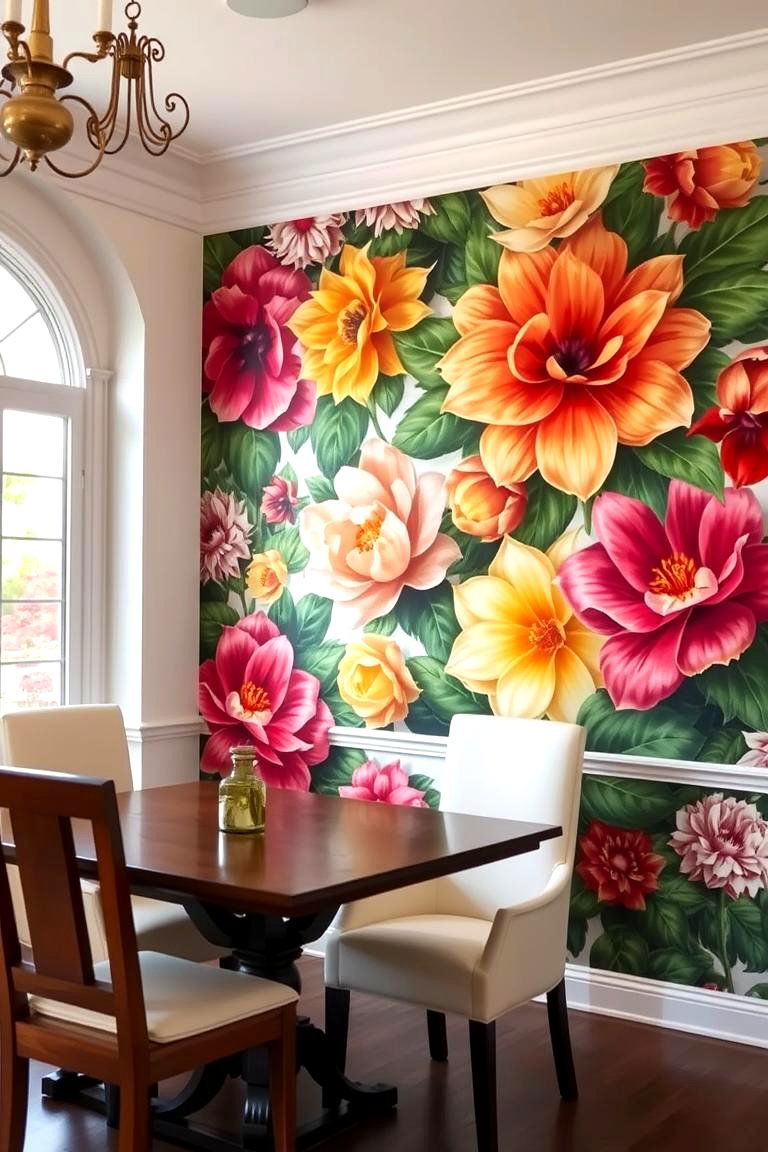 Floral and Botanical Mural - 24 Wall Mural Ideas