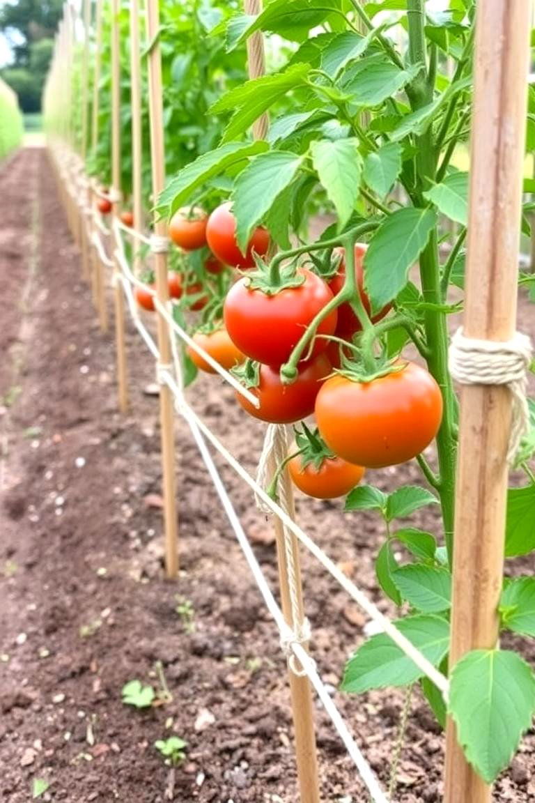 Florida Weave - 24 Tomato Trellis Ideas